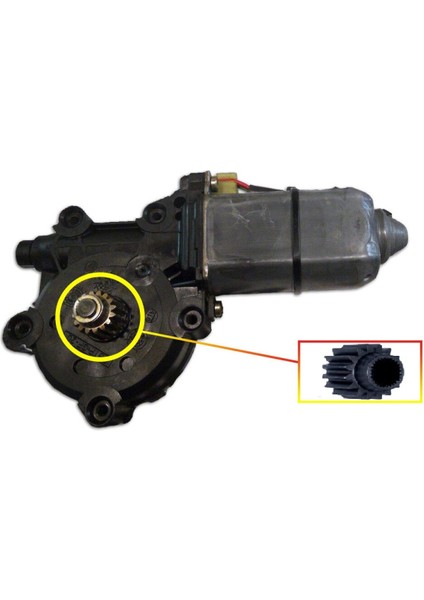 Behin Dizayn Bmw 3 Serisi E30 E36 E46 Sunroof Motor Dişlisi 1992-1999