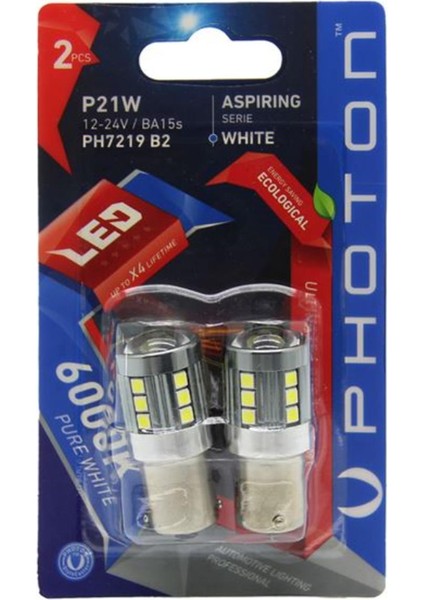 P21W 12-24V 93 LED (2'li Blıster)