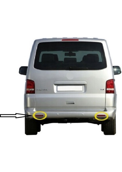 Vw Transporter Tampon Reflektörü Sol 2003-2015 7E0945106