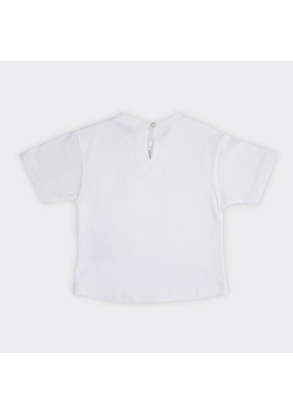 Kız Bebek Cebi Fırfır Detaylı T-Shirt fiyatları