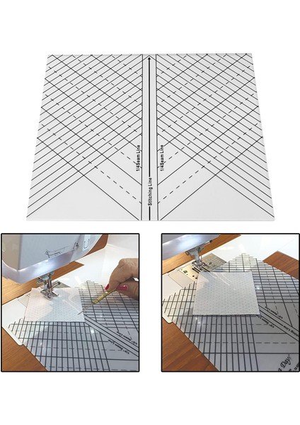 Düz Cetvel Dikmek Kapitone Aracı Kapitone Pathcwork Kesme Örgü El Sanatları (Yurt Dışından) fırsatları