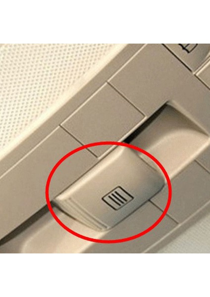 Mercedes E-Class Sunroof Açma Düğme Kapağı 1 Adet Bej fiyatları