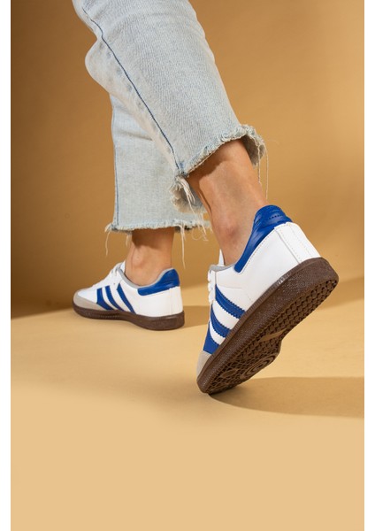 Bağcıklı Comfort Taban 3 Şeritli Kadın Sneaker 001-1009-24BEYAZMAVI modelleri