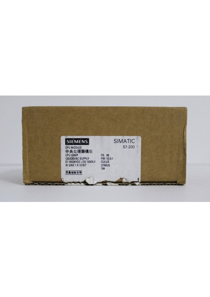 6ES7214-2BD23-0XB0, 6es7 214-2BD23-0XB0 CPU224XP,AC PS,14DI DC/10DO REL./2AI/1AO Yeni Kutu Açık