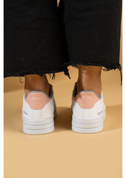 Bağcıklı Comfort Taban Şeritli Kadın Sneaker 001-1005-24BEYAZPUDRASARI modelleri