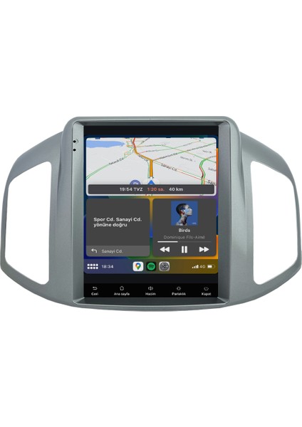 Chevrolet Captiva (2012-2015) Android 14 Multimedya Carplay 10 Inch 6 GB Ram / 128 GB Hafıza CRV-4805XAT