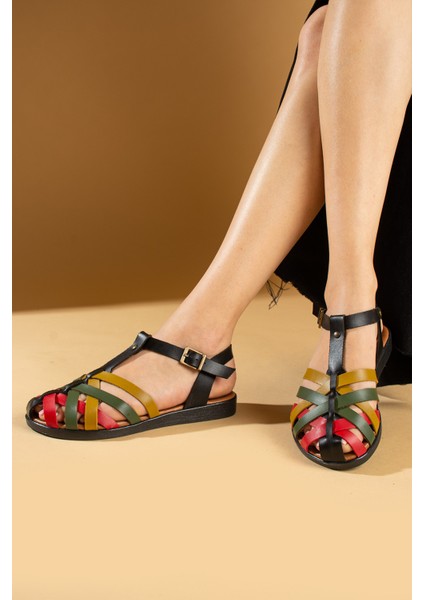 Comfort Taban Tokalı Kadın Sandalet 51-825-24MULTI modelleri
