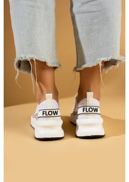 Yüksek Taban Lastik Bağcıklı Kadın Sneaker 36-728-24 modelleri