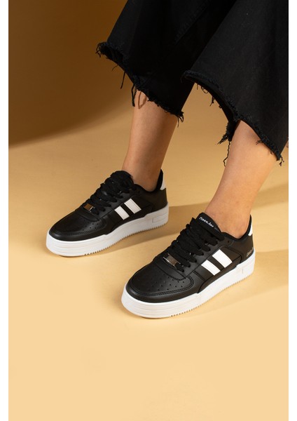 Bağcıklı Comfort Taban Şeritli Kadın Sneaker 001-1005-24