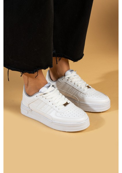 Bağcıklı Comfort Taban Şeritli Kadın Sneaker 001-1005-24