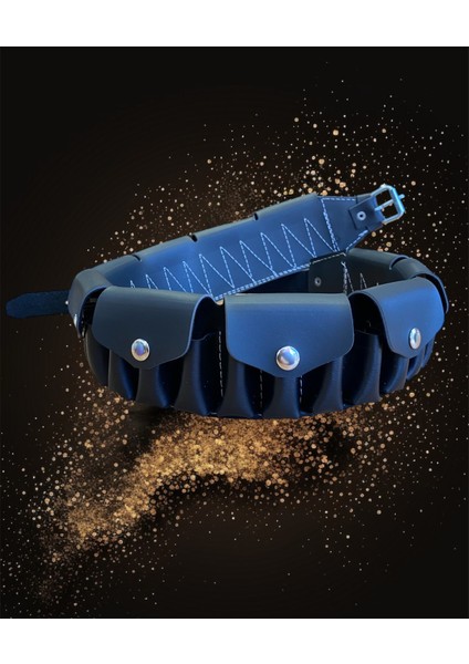 Suni Deri Fişeklik Kapaklı