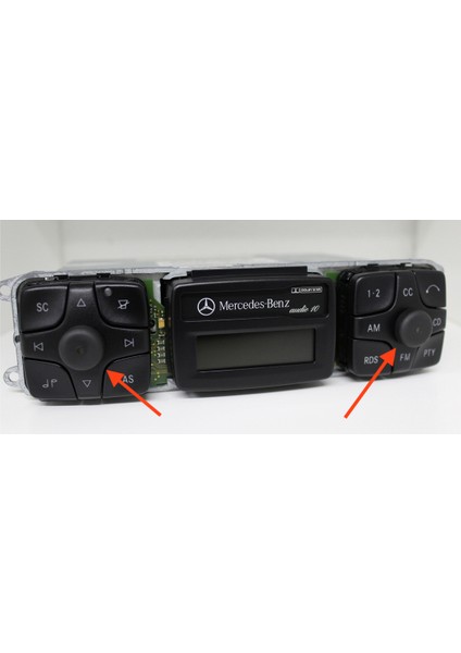 Mercedes Radyo Düğmesi Audio 10 Be 4400 Be 4500 Be 3210 1 Adet modelleri
