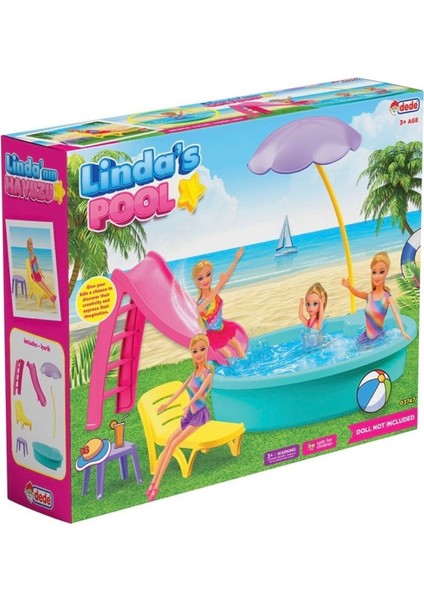 Linda's Dede Lindanın Havuzu Havuz Partisi Yüzme Havuzlu Oyun Seti