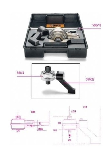 560/C4+ Tork Arttırıcı Takımı 4 Parça fiyatları