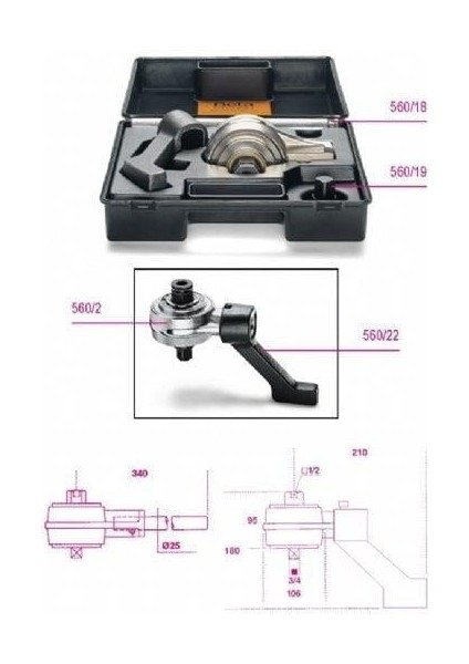 560/C2 Tork Arttırıcı Takımı 2 Parça 1300NM fiyatları