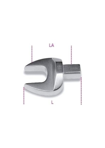 643 Açık Ağız Tork Anahtar Soketi 14X18-19MM