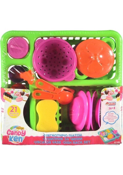 Oyuncak Candy Bulaşıklık Set