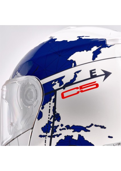 C5 Globe Blue