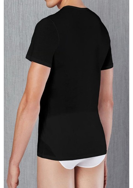 Siyah Erkek Pamuk Kumaş Tişört fiyatları