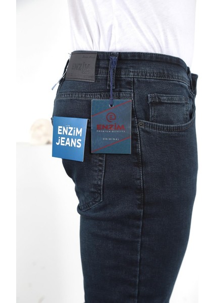 Enzim Jeans Erkek Likralı Denim Regular Fit Jeans