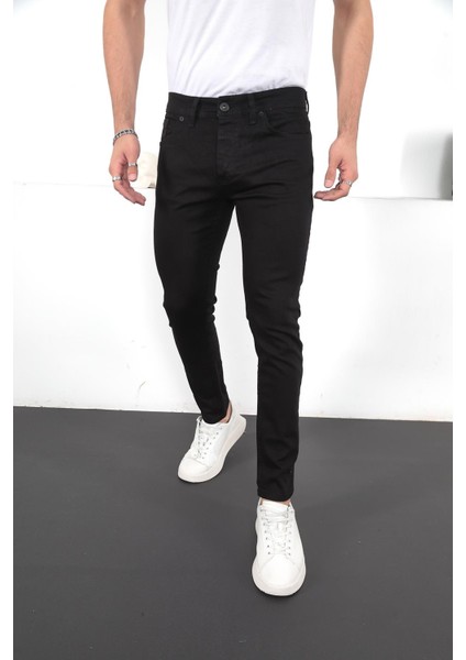 Erkek Likralı Denim Slim Fit Jeans fırsatları