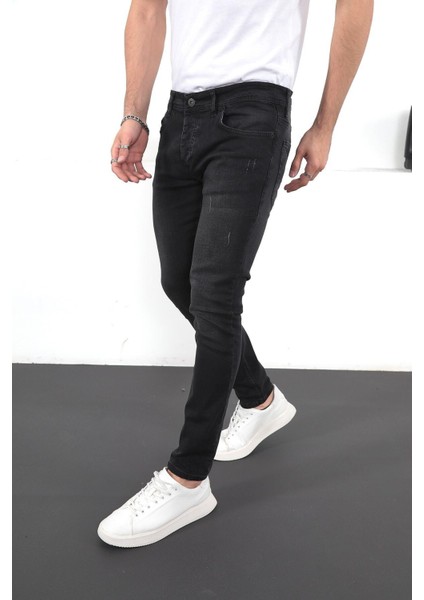 Erkek Likralı Denim Skinny Fit Jeans