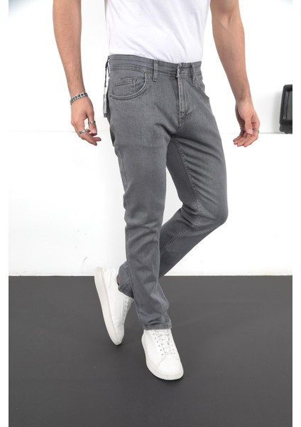 Erkek Likralı Denim Regular Fit Jeans