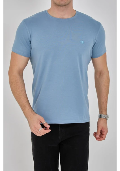 Enzim Jeans Erkek Basic T- Shirt