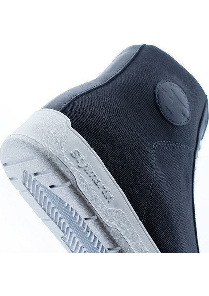 Grid Sneakers Yazlık Motosiklet Botu Mavi