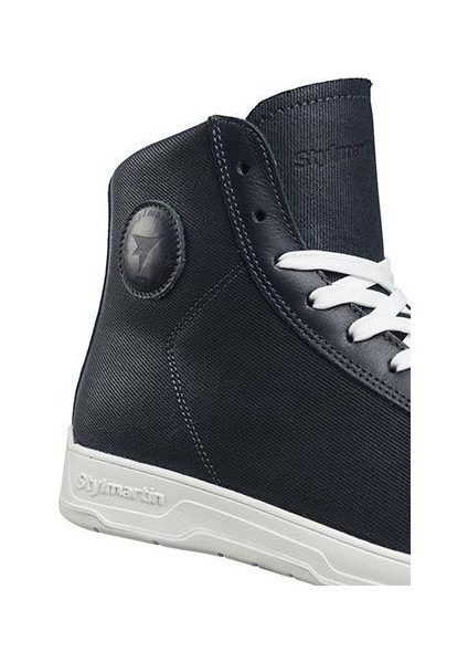Grid Sneakers Yazlık Motosiklet Botu Mavi