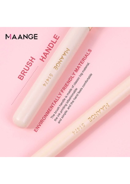 Maange (Kartonlu) 4 Paket Makyaj Fırçası Temel Makyaj Için Temel Makyaj Fırçaları Yüksek Kaliteli Ahşap Saplı Makyaj Fırçaları Saç Dökmez ve Güçlü Pudra Tutma Gücüne Sahiptir (Yurt Dışından)