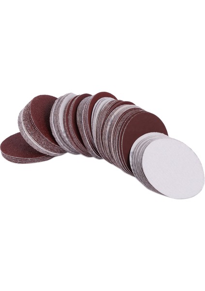 Alümina Zımpara KAĞIDI-100 Adet * Zımpara Diskleri (Yalnızca Diskler)-Kırmızı Kahverengi (Yurt Dışından) indirimleri