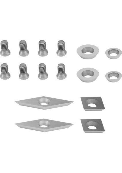 Adet Karbür Torna Araçları Yedek Kesici Keskin Dayanıklı Ahşap Torna Araçları Ekler 8 Adet Vidalar ile Dahil (Yurt Dışından)