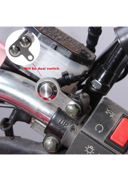 Evrensel Motosiklet Gidonu Sıfırlama Kilidi Montaj Korna Motor Çalıştırma Çift Düğmeler Jessica (Yurt Dışından) fırsatları