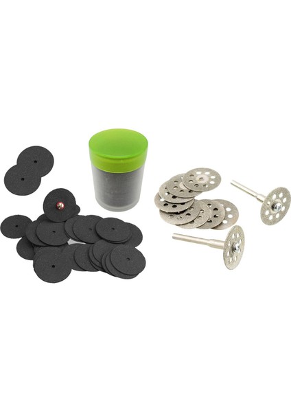 10 Adet Mini 22MM Elmas Kesme Diski Testere Bıçağı Değirmen Levhası ve 36 Adet 24MM Reçine Kesme Taşlama Tekerleği Döner Bıçak Diski Aracı Elektrikli Taşlama Aleti Aksesuarları (Yurt Dışından)