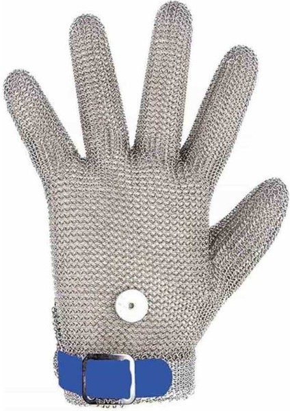 Çelik Eldiven Mavi (L) (EL-M3L )