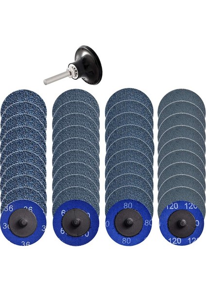 41 Adet Roloc Hızlı Değişim Diskleri Seti 2 Inç Zirkonya Zımpara Diskleri Kalıp Gder Pas Boya Kaldırma Için 1/4 Inç Tutucu ile (Yurt Dışından) fiyatları