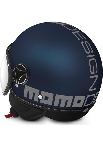 Momodesing Fgtr Evo Mono Matt Blue Silver Açık Kask