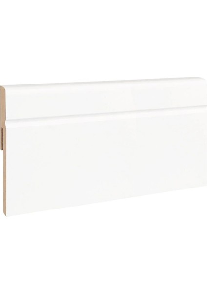 Yalı Serisi 25 mt Lake Pvc Kaplama Saten Beyaz 10 cm Parke Süpürgelik