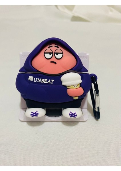 Air Pods Pro ve Pro 2. Nesil Uyumlu 3D Silikon Kılıf - 3D Silikon Patrick