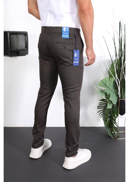 Slim Fit Chino Keten Pantolon