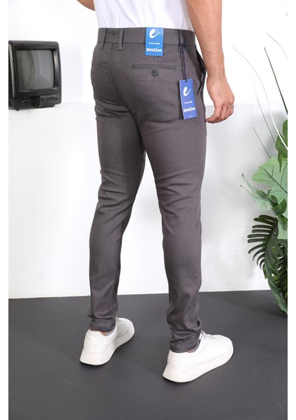 Slim Fit Chino Keten Pantolon