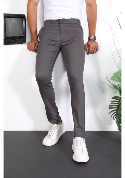 Slim Fit Chino Keten Pantolon