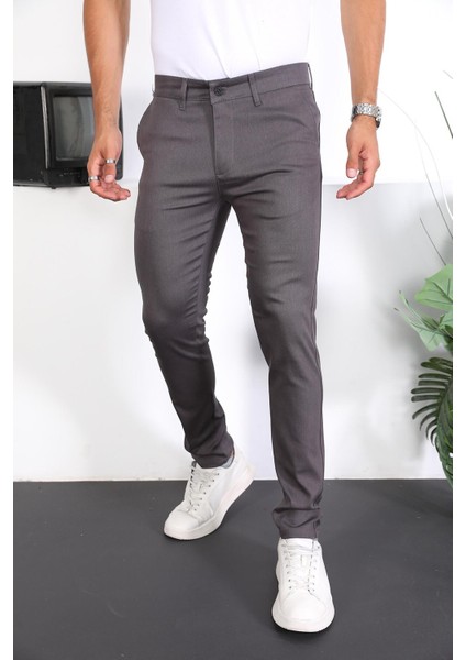 Slim Fit Chino Keten Pantolon