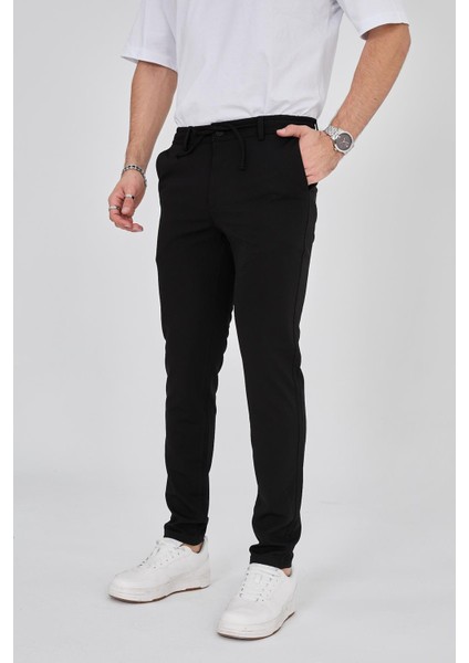 Pollycotton Slim Fit Jogger Pantolon