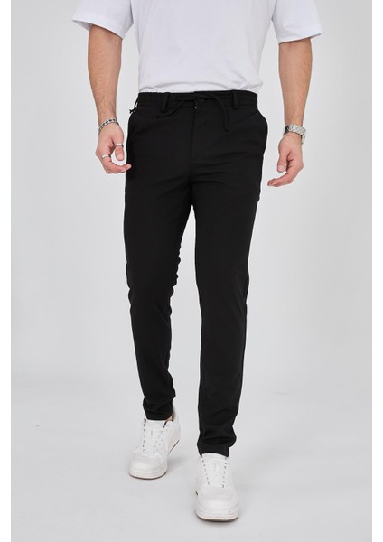 Pollycotton Slim Fit Jogger Pantolon