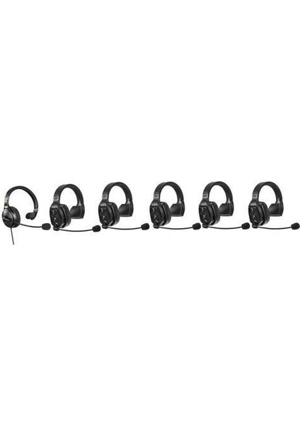 WITALK-WT6S - 6 Kişilik Tek Taraflı Kulaklıklı Kablosuz Intercom Sistemi