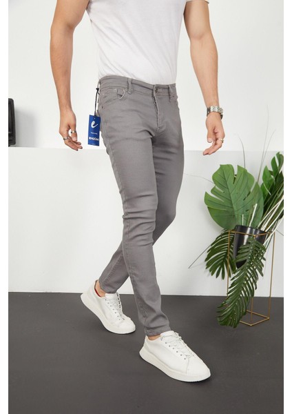 Likralı Slim Fit Jeans Erkek