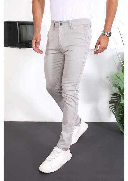 Enzim Jeans Slim Fit Chino Keten Pantolon