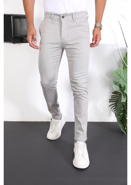 Slim Fit Chino Keten Pantolon